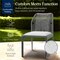 Best Choice Products Set of 2 Indoor/Outdoor Aluminum Woven Side Dining Chairs w/ All-Weather Rope